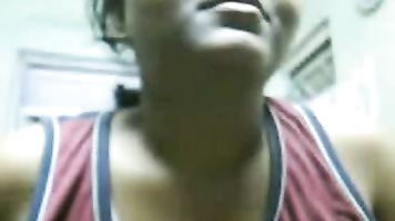 missionary style moaning softly in pleasure in this awesome MMS