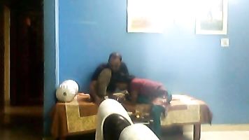 Sexy lady having a sex with in their bedroom