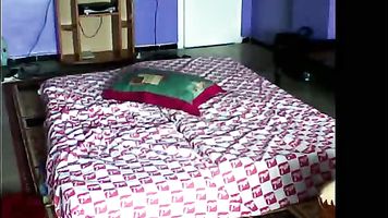 Hot cock raising video of a sexy Kanpur housewife taking naked selfies of herself showing lovely tits