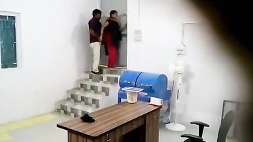 Desi Manager fucks her indian employee in the basement P2