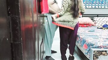 Neighbour,s Milf Fucked While She is Changing Clothes After Warm Shower